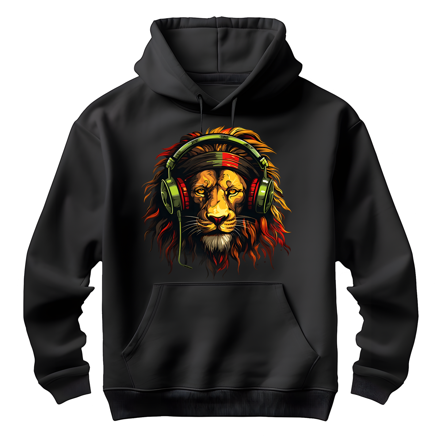 Caribbean Reggae Lion Unisex Hoodie