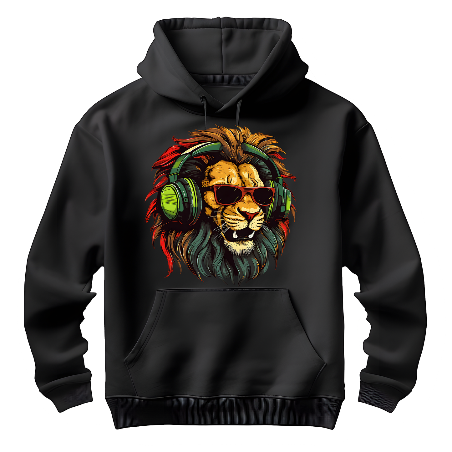 Reggae Music Lion Unisex Hoodie