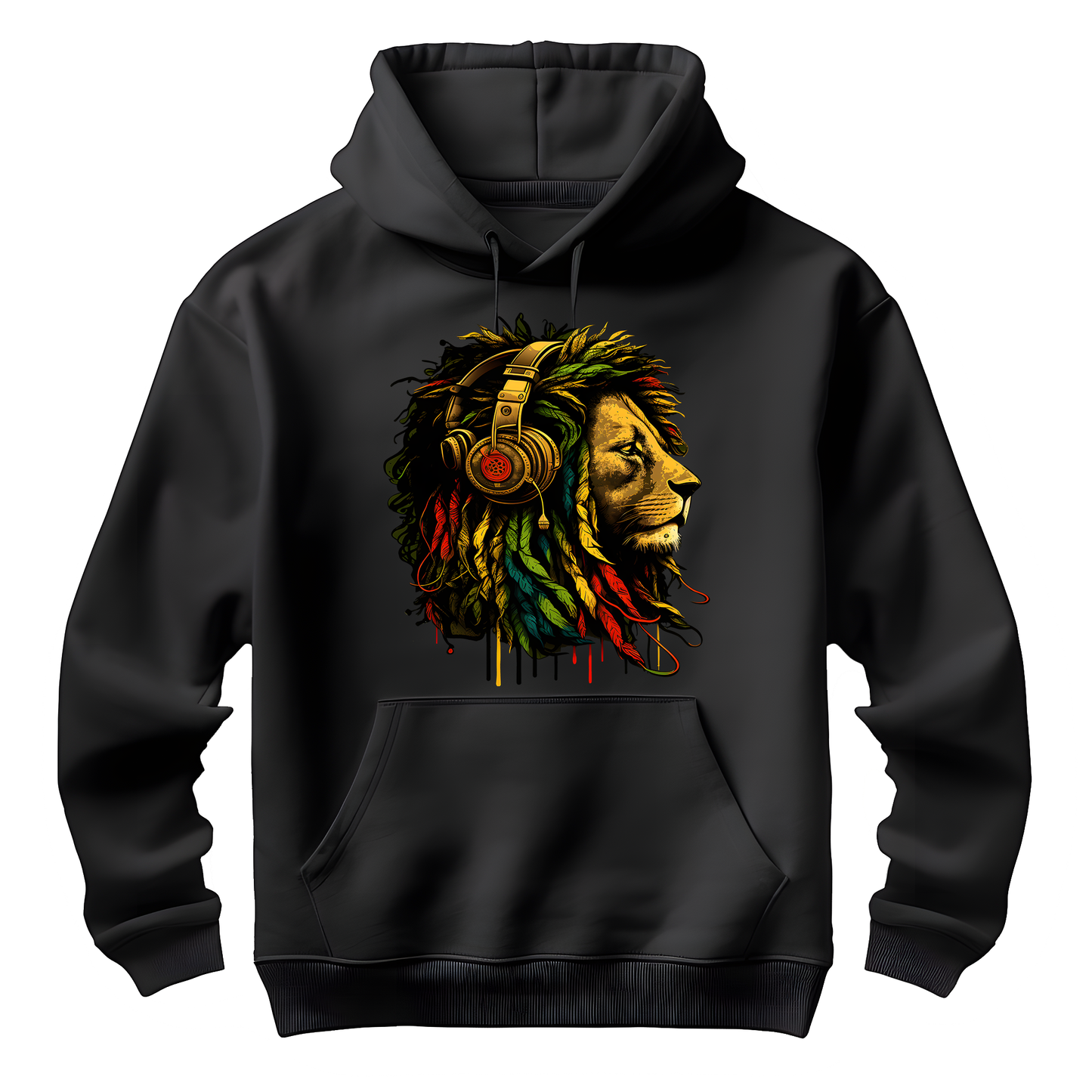 Rasta Reggae Lion Unisex Hoodie