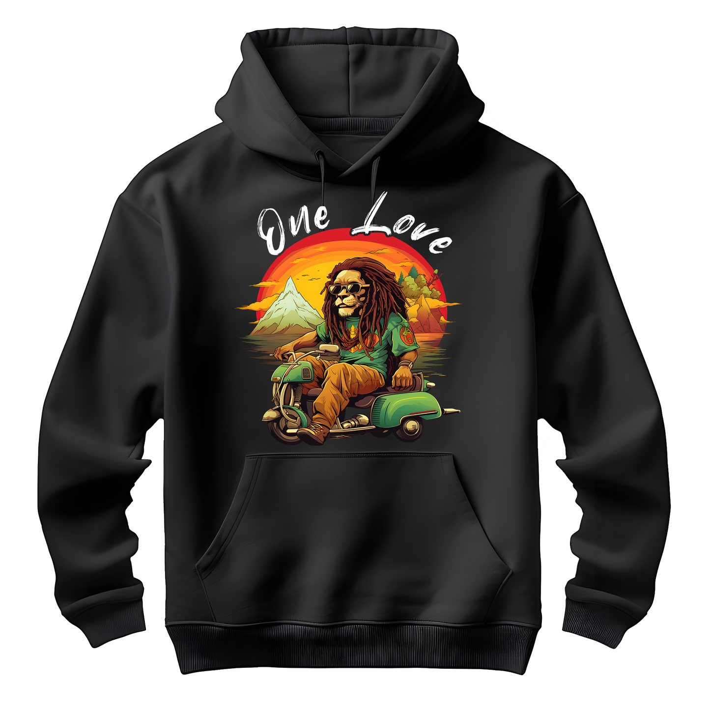 Vacation Reggae Lion Unisex Hoodie