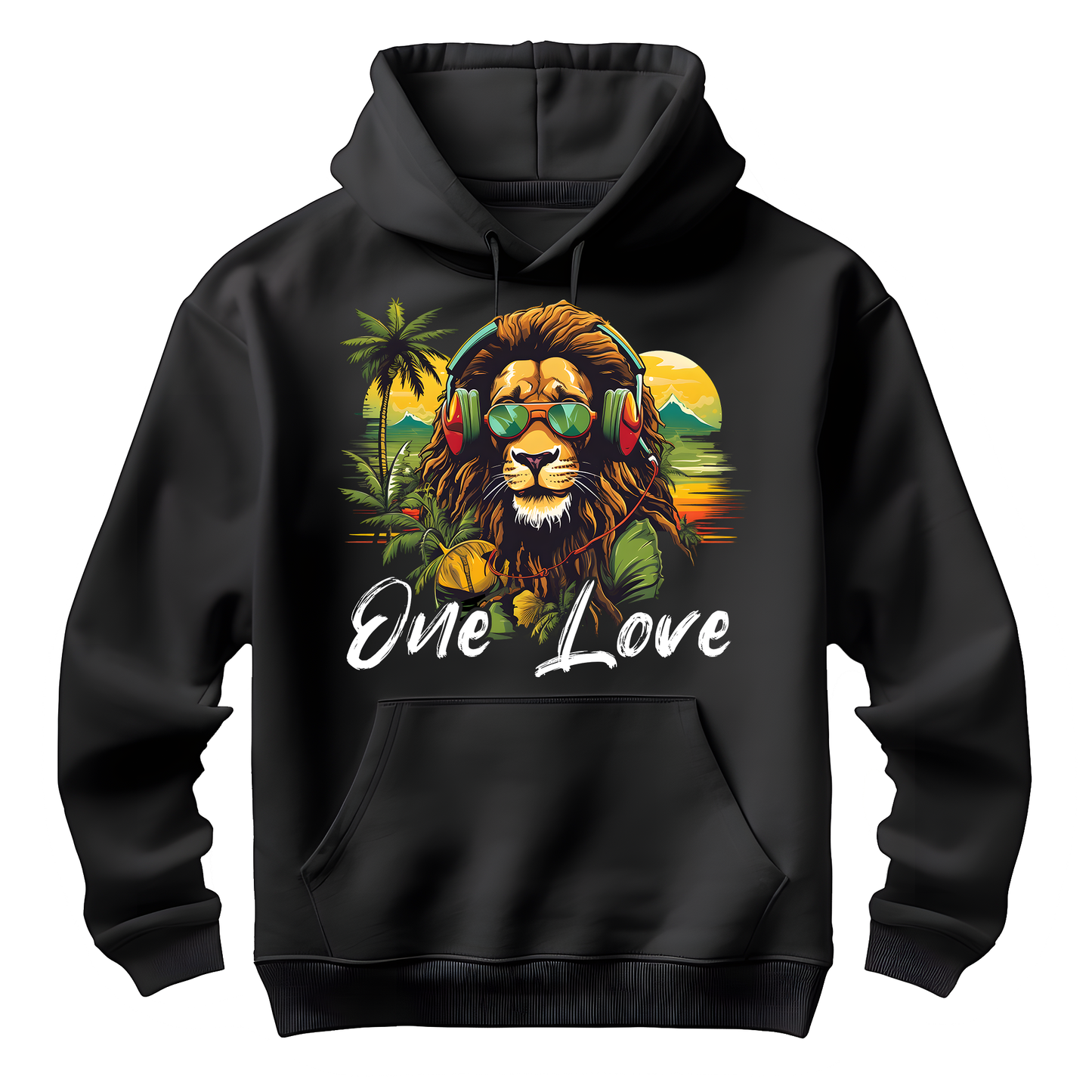 Relax Reggae Lion Hoodie