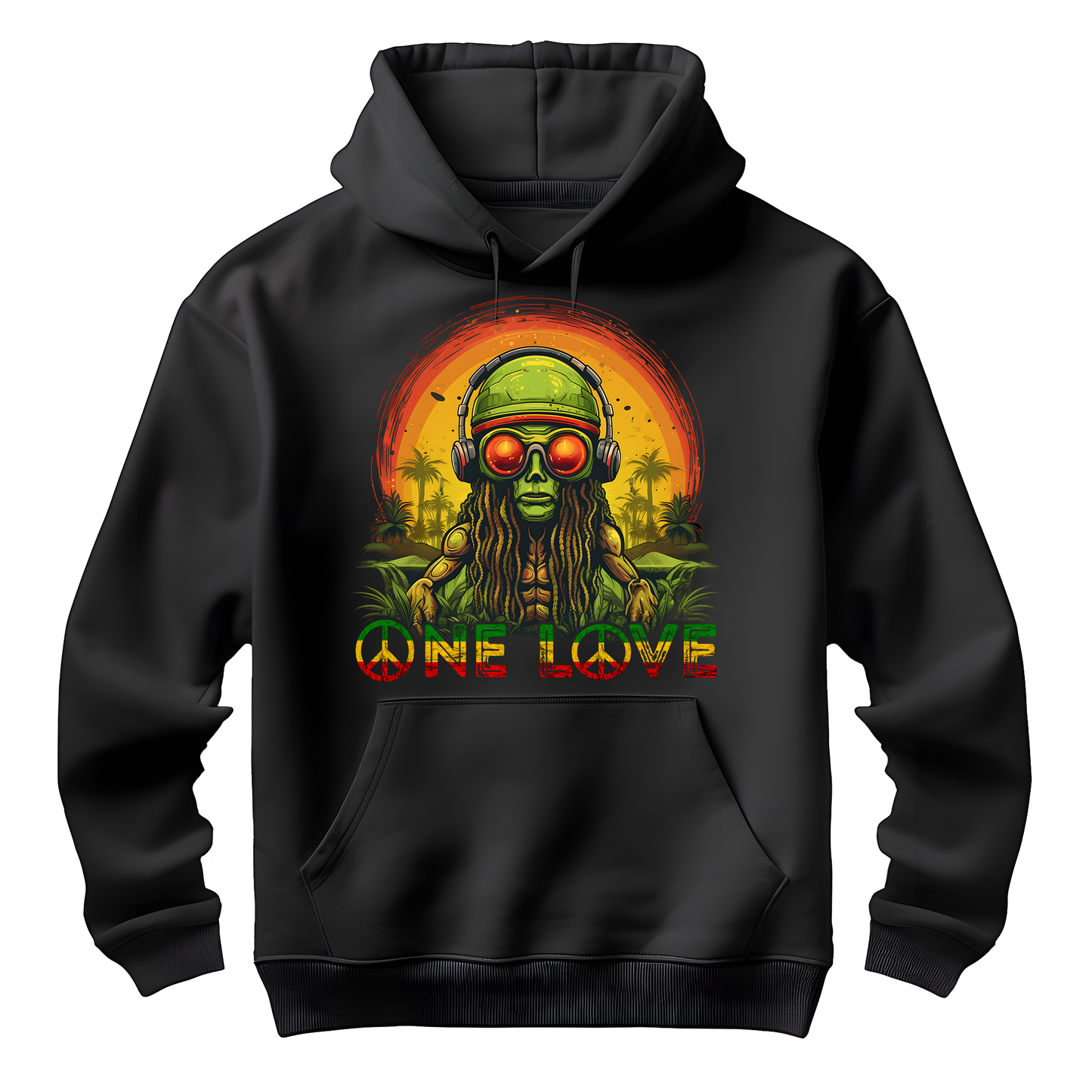 Reggae Alien One Love Hoodie