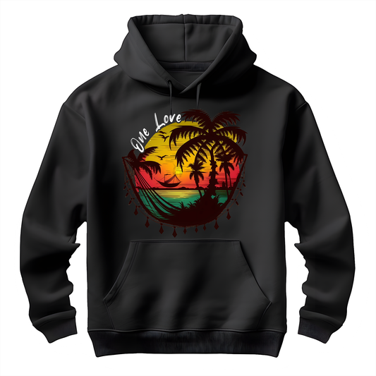 Reggae Sunset Vibes Unisex Hoodie