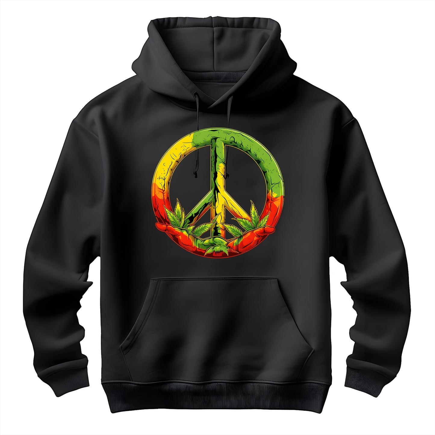 Reggae Peace Sign Hoodie