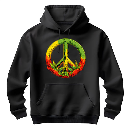 Reggae Peace Sign Unisex Hoodie