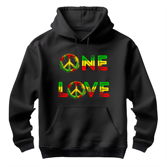 Reggae Peace One Love Unisex Hoodie