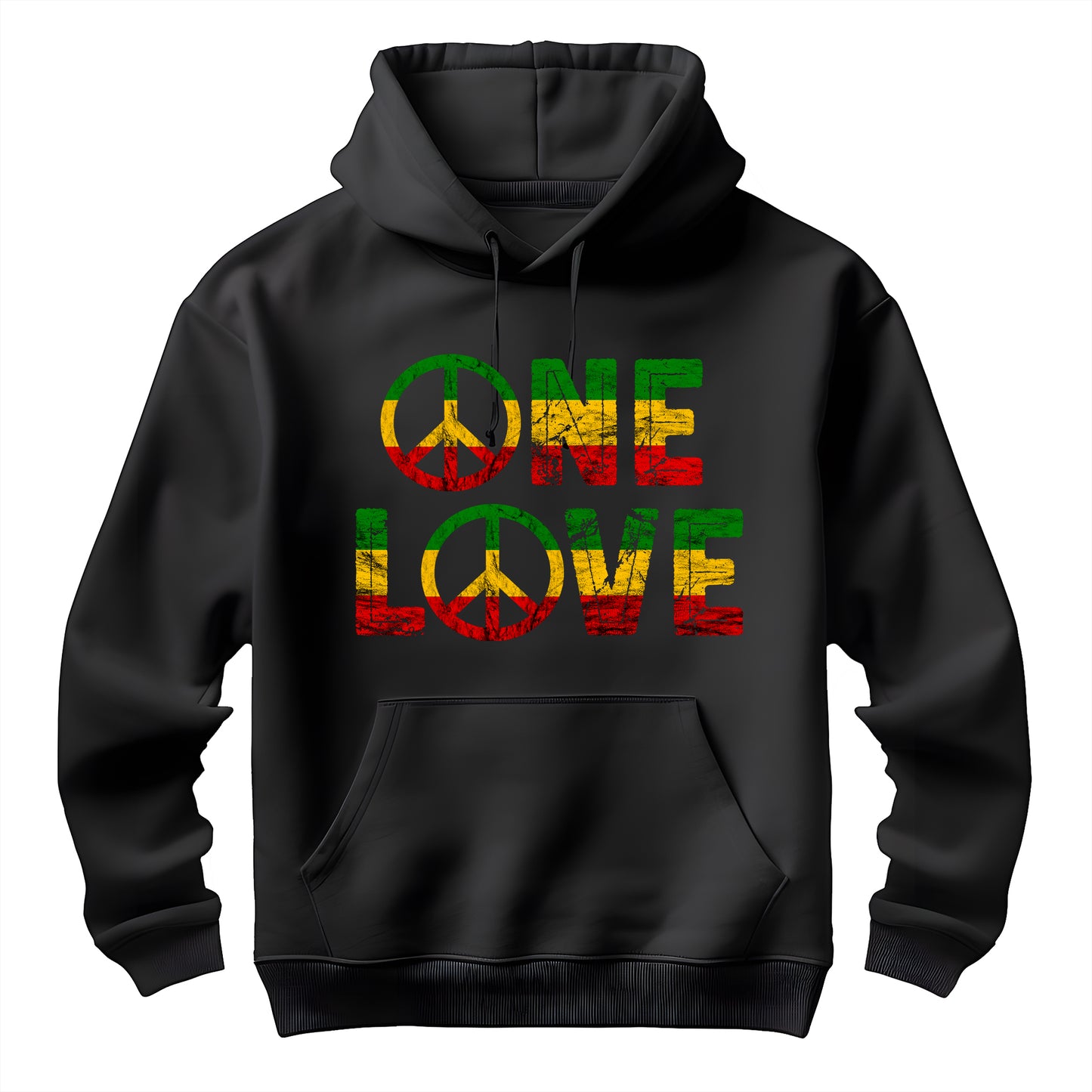 Reggae One Peace Love Unisex Hoodie