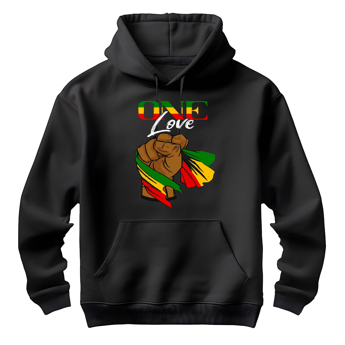 Reggae One Fist Love Hoodie