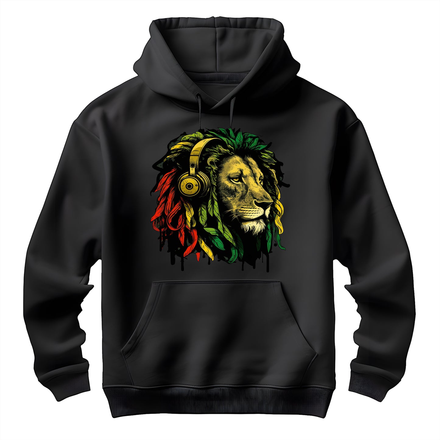 Reggae Music Lion Unisex Hoodie