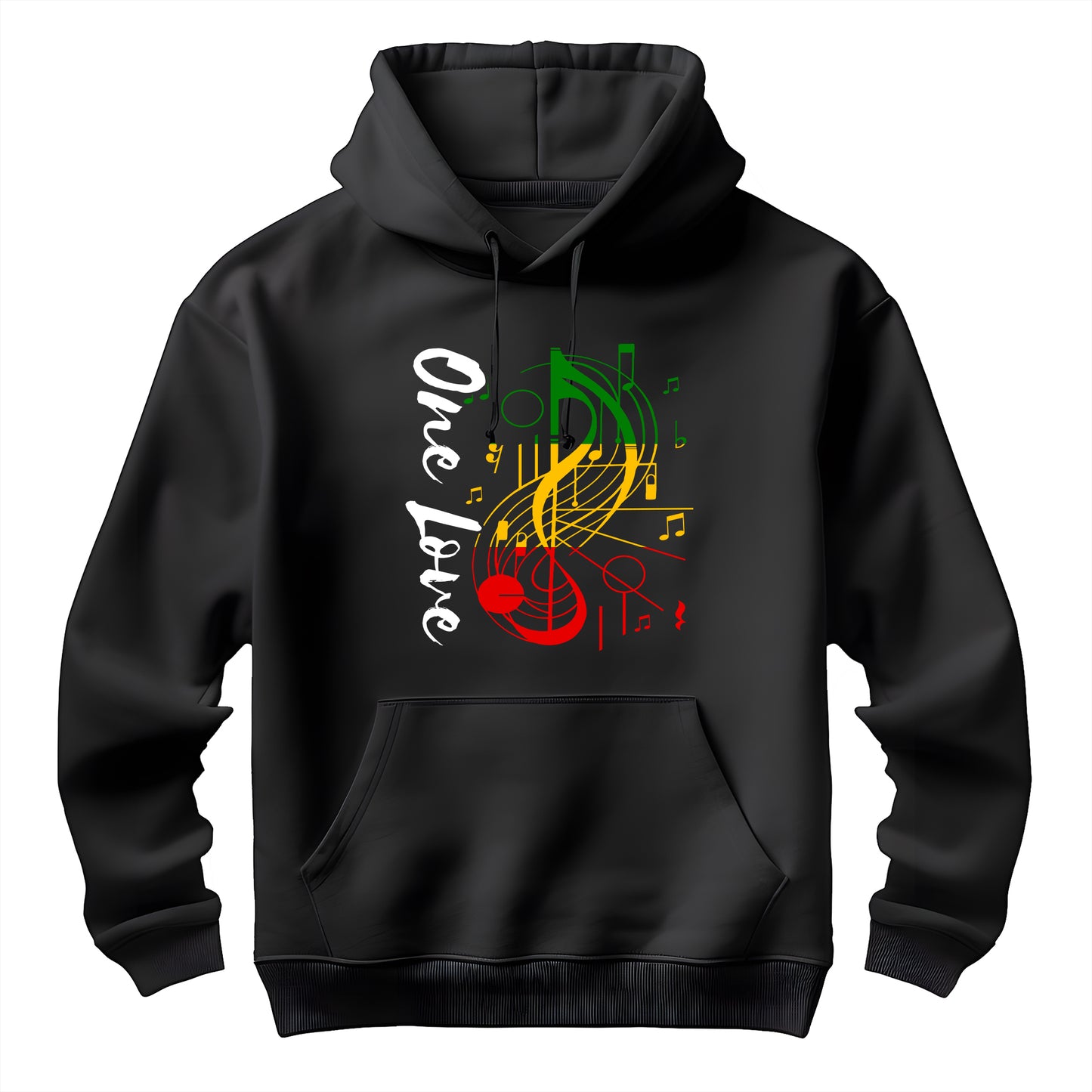 Reggae Music Harmony Note Hoodie