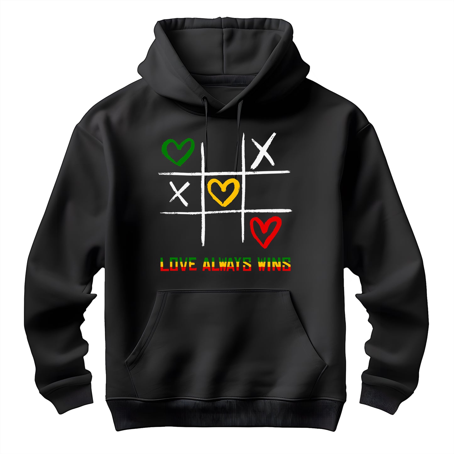 Reggae Love Always Wins Hoodie