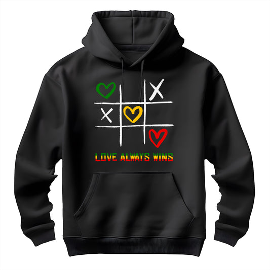 Reggae Love Always Wins Unisex Hoodie