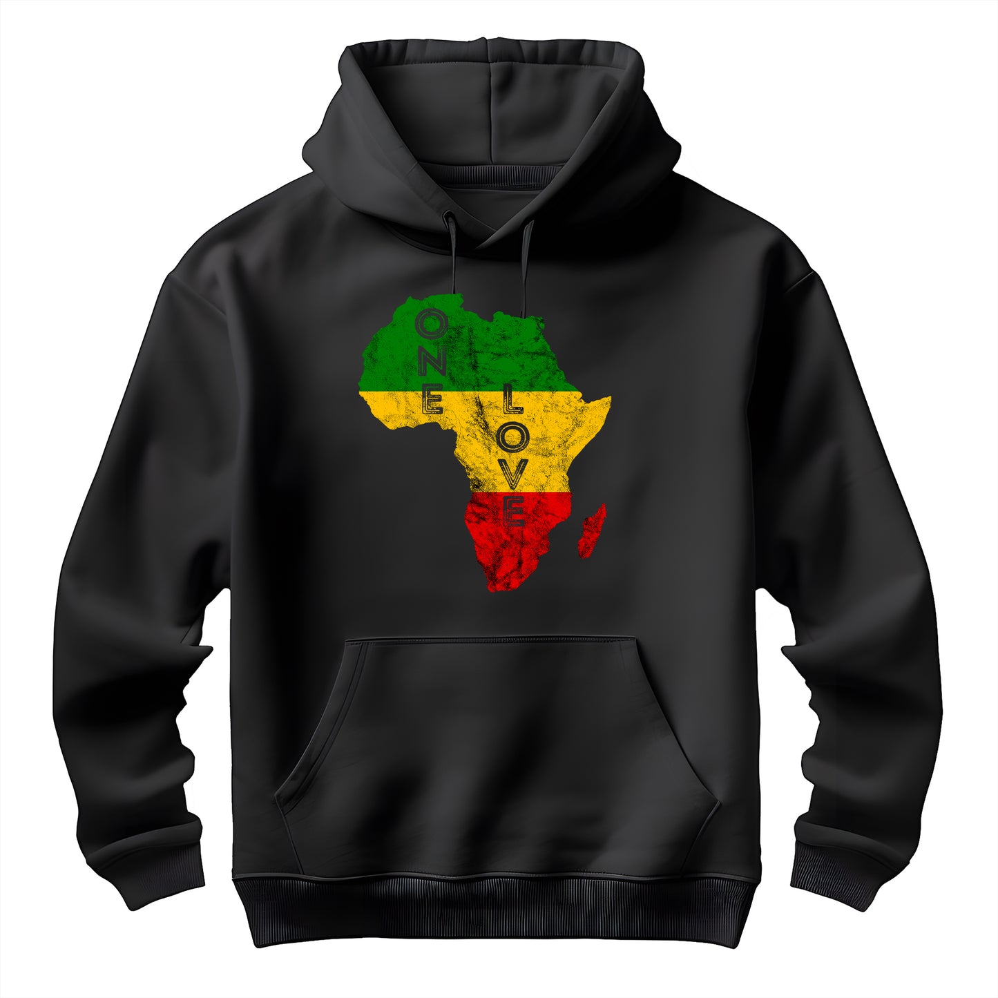 Reggae Africa Map Hoodie