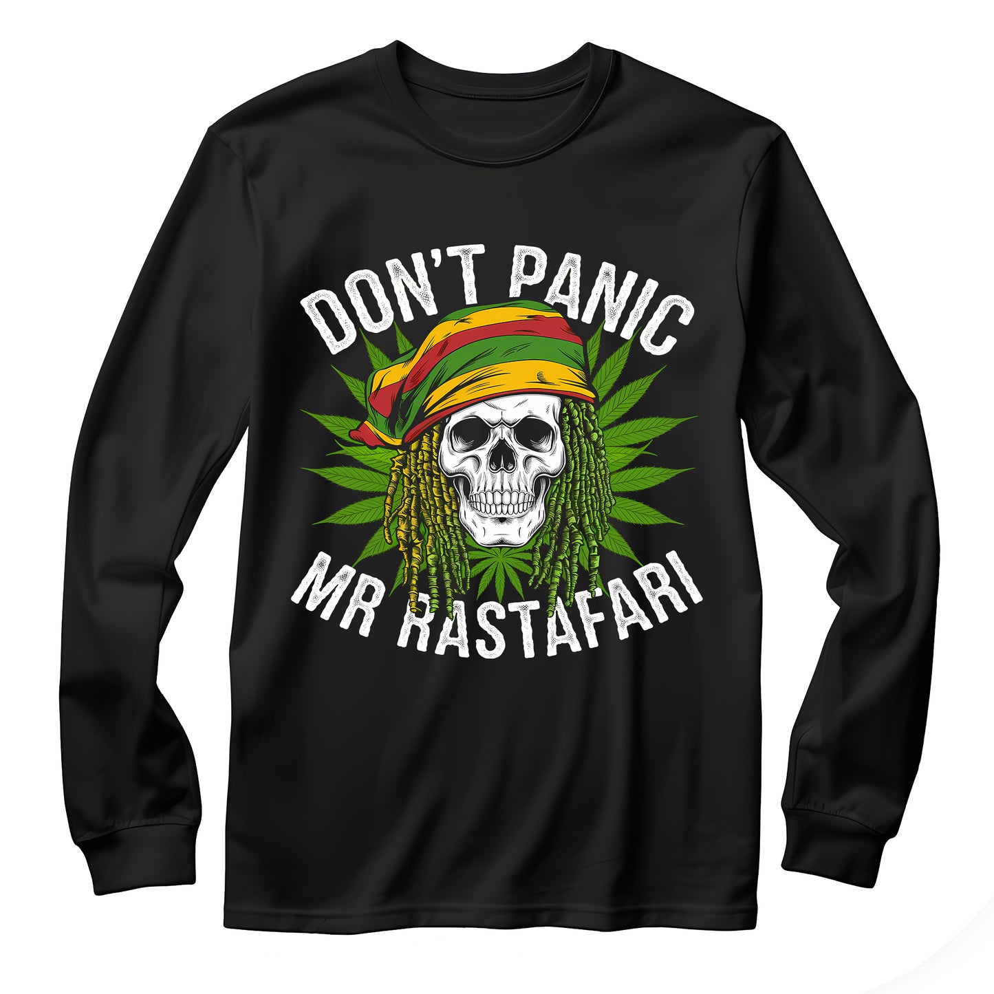 Don't Panic Mr Rastafari Long Sleeve