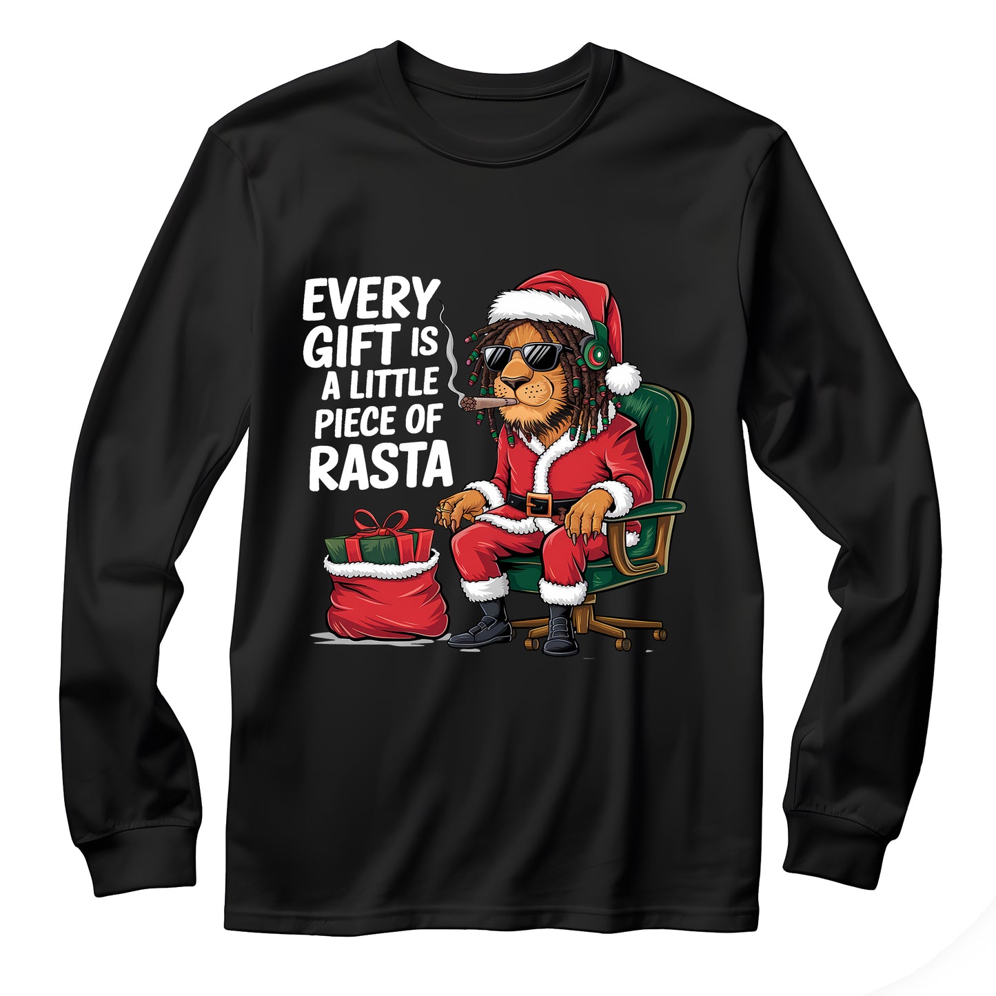 Rasta Gift Peace Christmas Long Sleeve