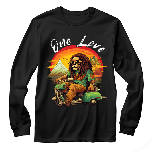 Vacation Reggae Lion Unisex Long Sleeve