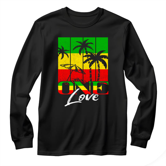 Reggae Vacation Palms Unisex Long Sleeve