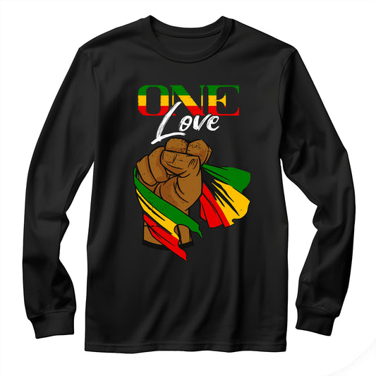 Reggae One Fist Love Unisex Long Sleeve