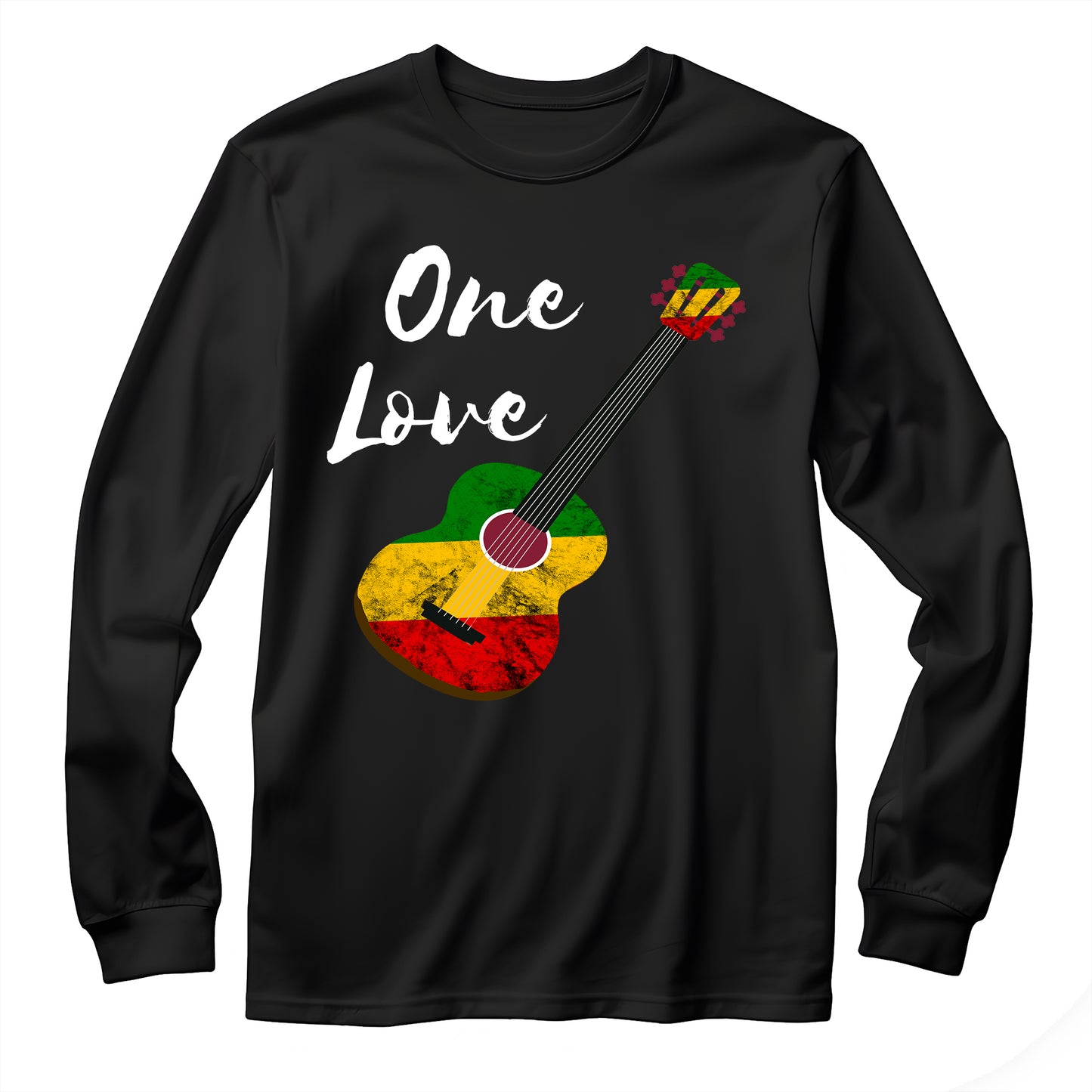 Reggae Guitar Unisex Long Sleeve