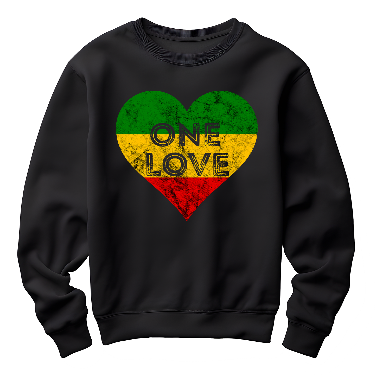 Reggae Heart One Love Unisex Sweatshirt