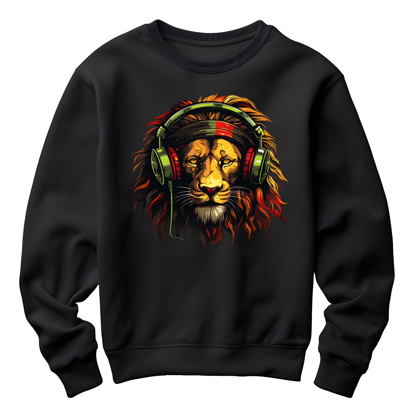 Caribbean Reggae Lion Sweatshirt