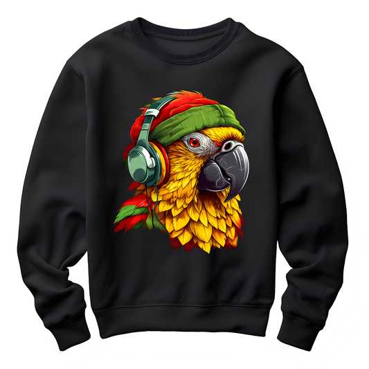 Reggae Parrot Unisex Sweatshirt