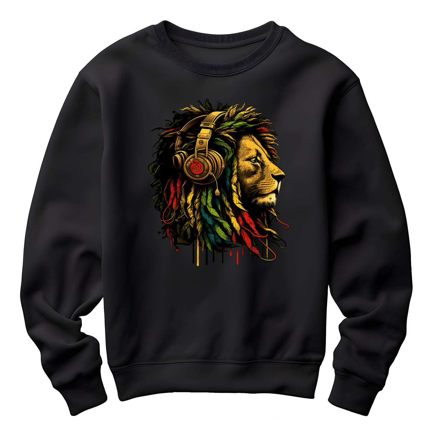 Rasta Reggae Lion Unisex Sweatshirt