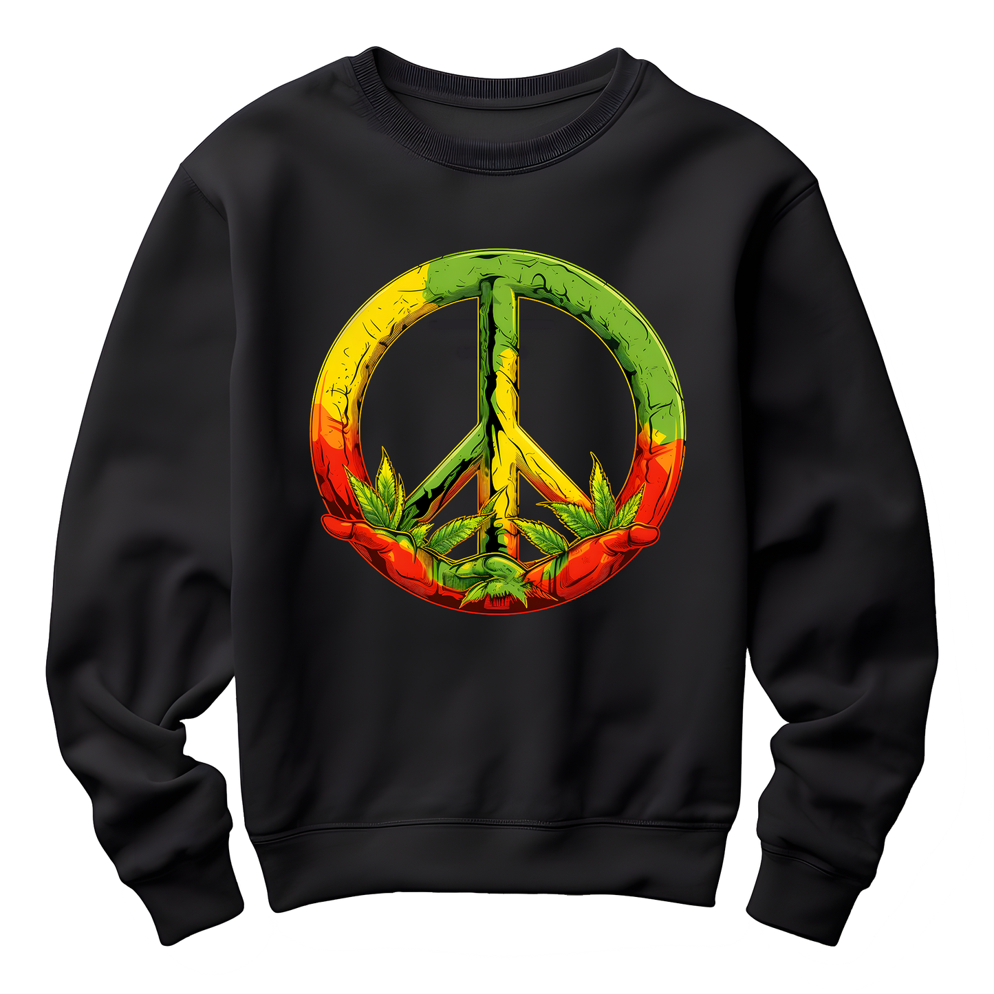 Reggae Peace Sign Sweatshirt