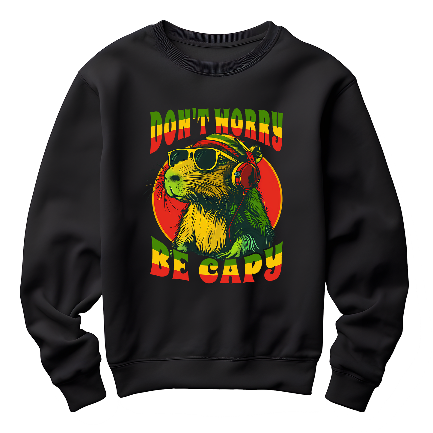 Don't Worry Be Capy Sweatshirt