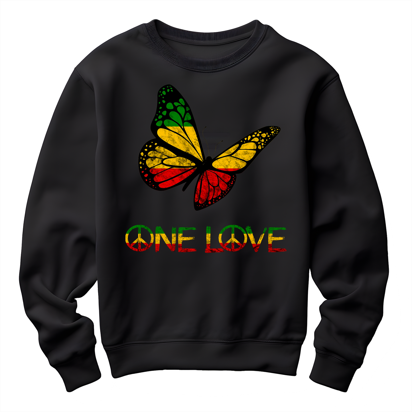 Reggae Butterfly Love Unisex Sweatshirt