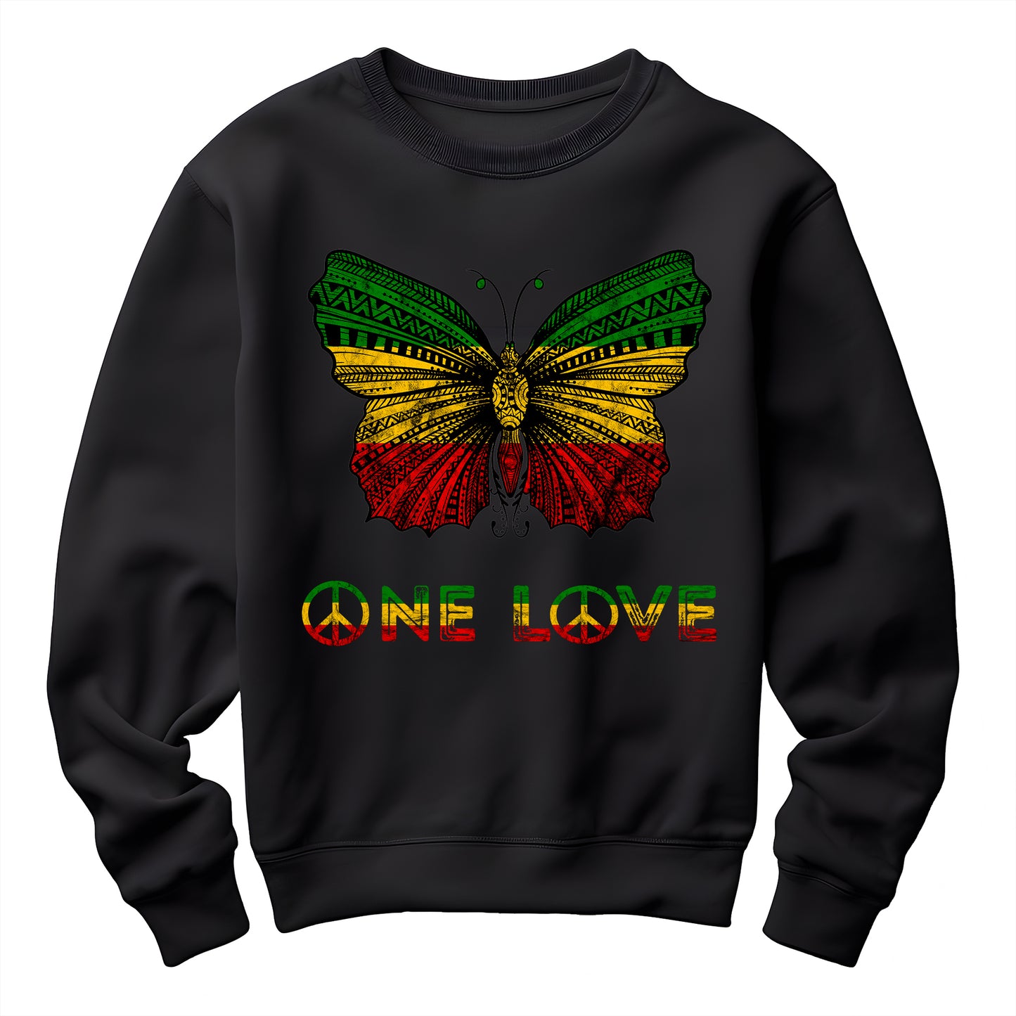 Tropical Reggae Butterfly Sweatshirt