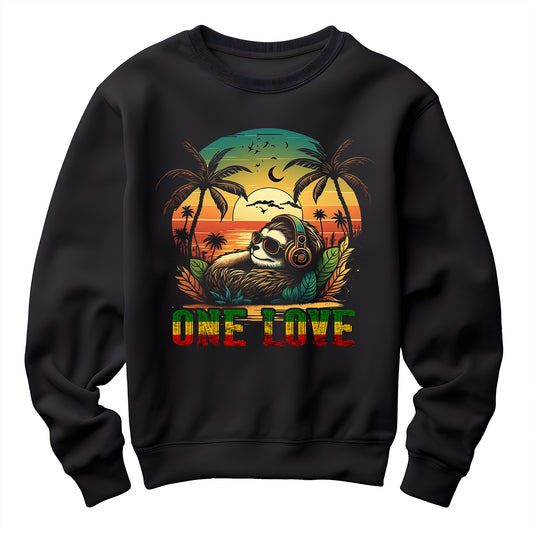 Reggae Sunset Sloth Unisex Sweatshirt