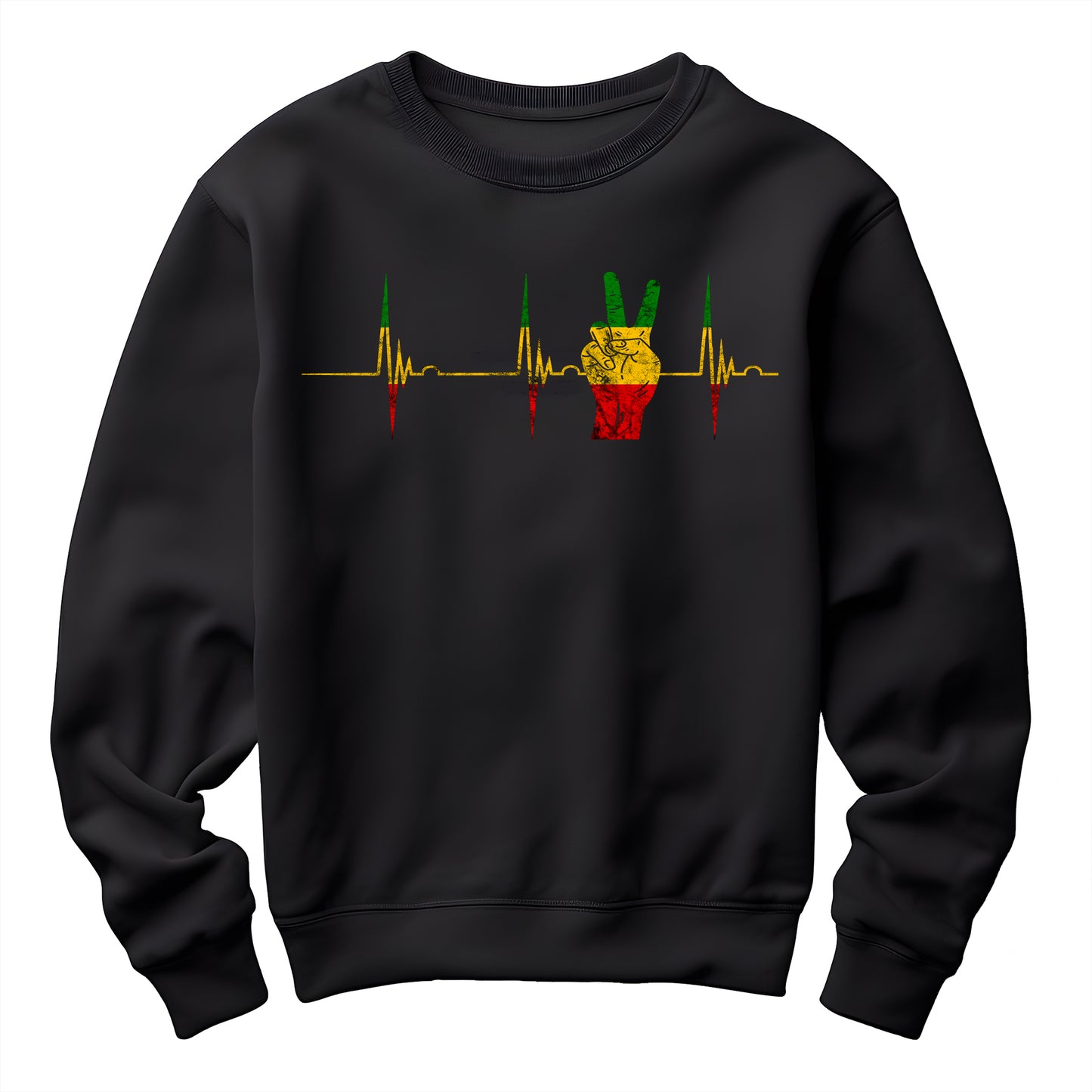 Reggae Peace Heartbeat Sweatshirt