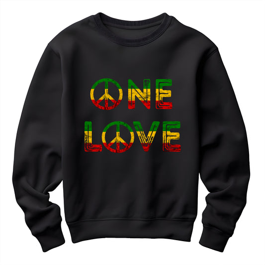 Reggae One Love Peace Unisex Sweatshirt