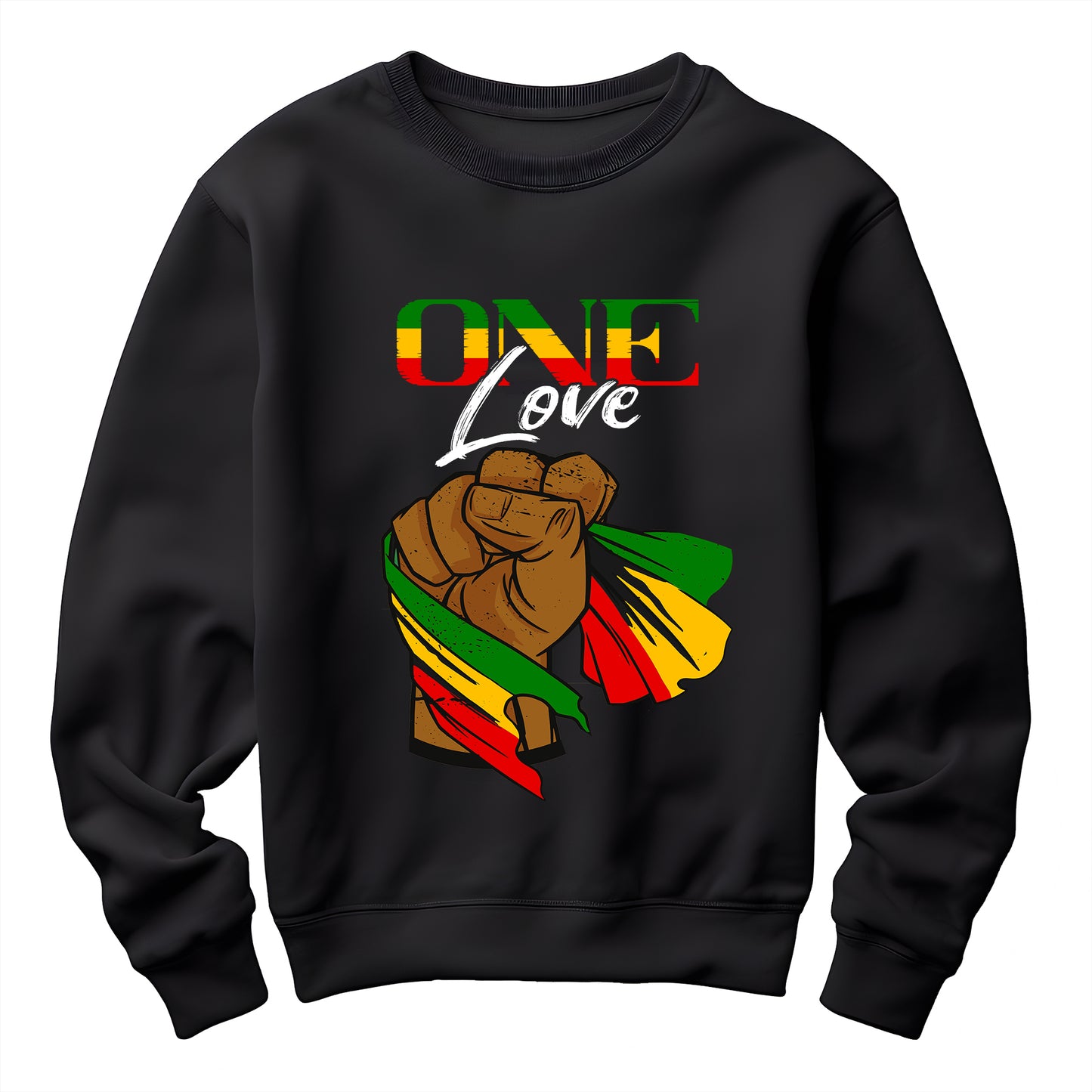 Reggae One Fist Love Unisex Sweatshirt