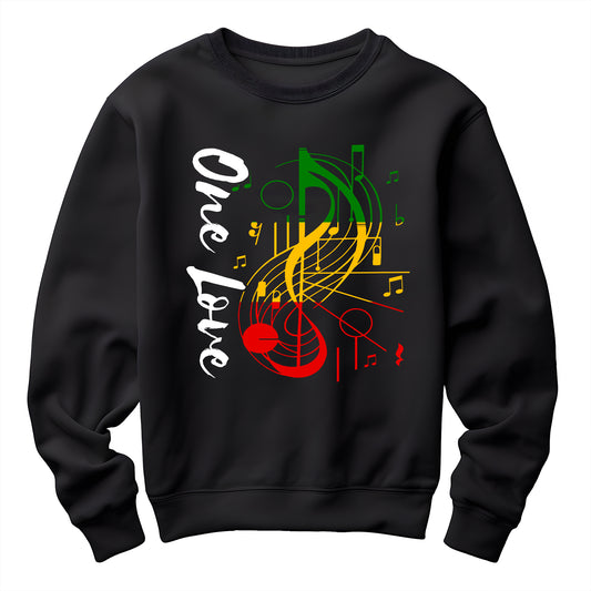 Reggae Music Harmony Note Unisex Sweatshirt