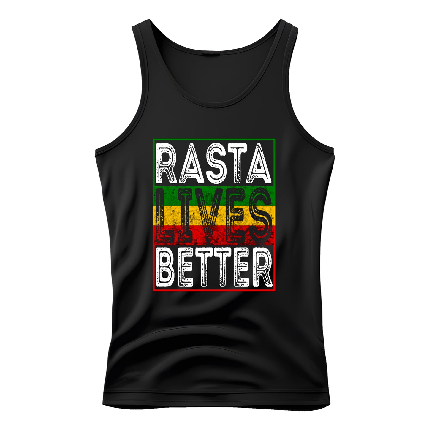 Rasta Lives Better Unisex Tank Top