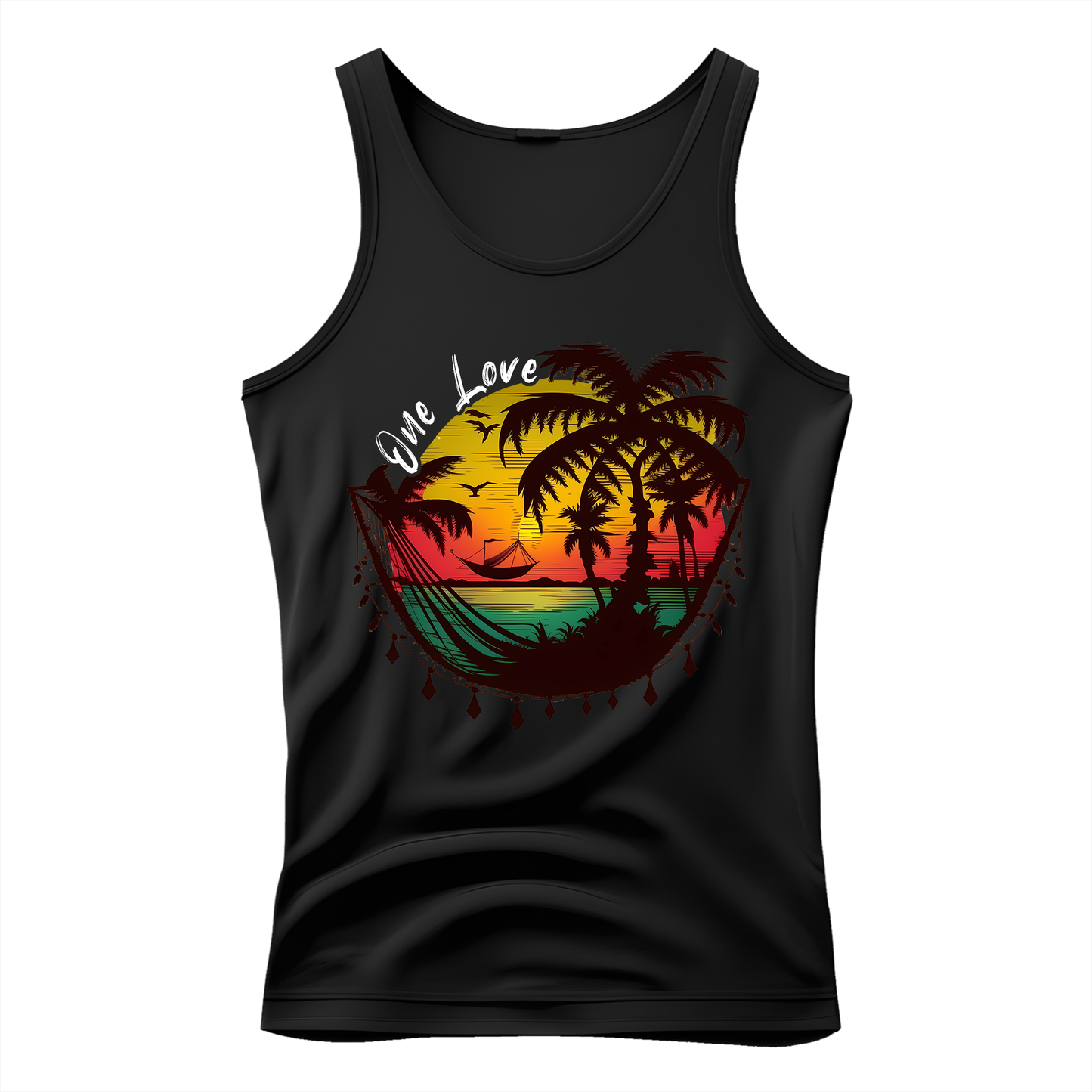 Reggae Sunset Vibes Unisex Tank Top