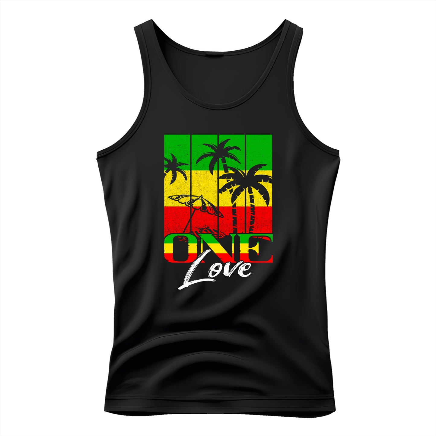 Reggae Vacation Palms Unisex Tank Top