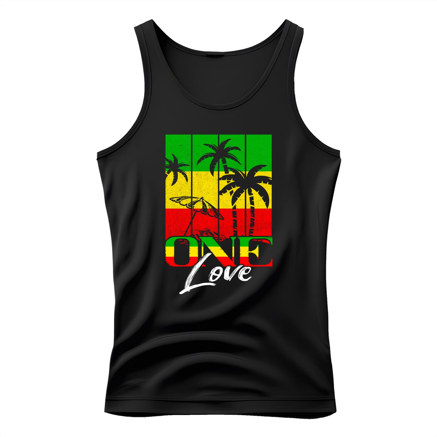 Reggae Sunset Palms Unisex Tank Top