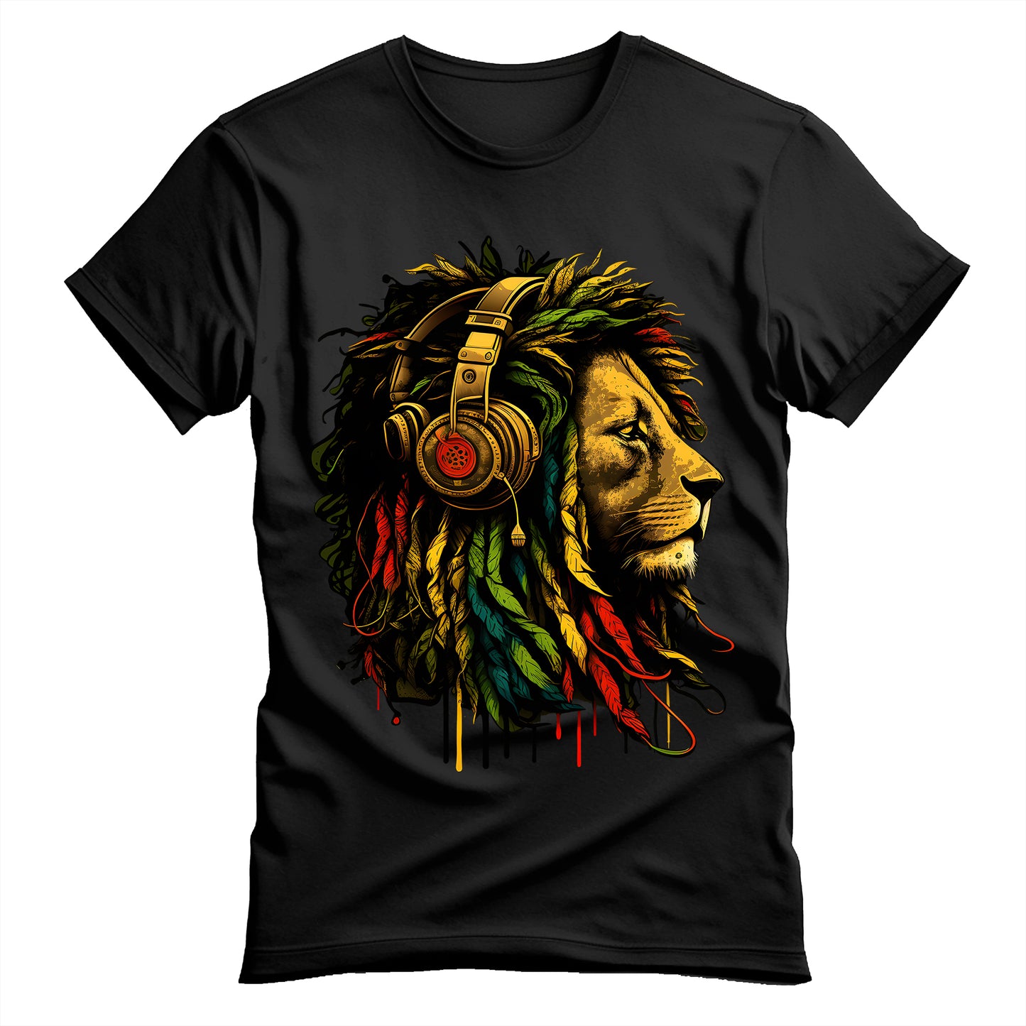 Rasta Reggae Lion Unisex T-Shirt