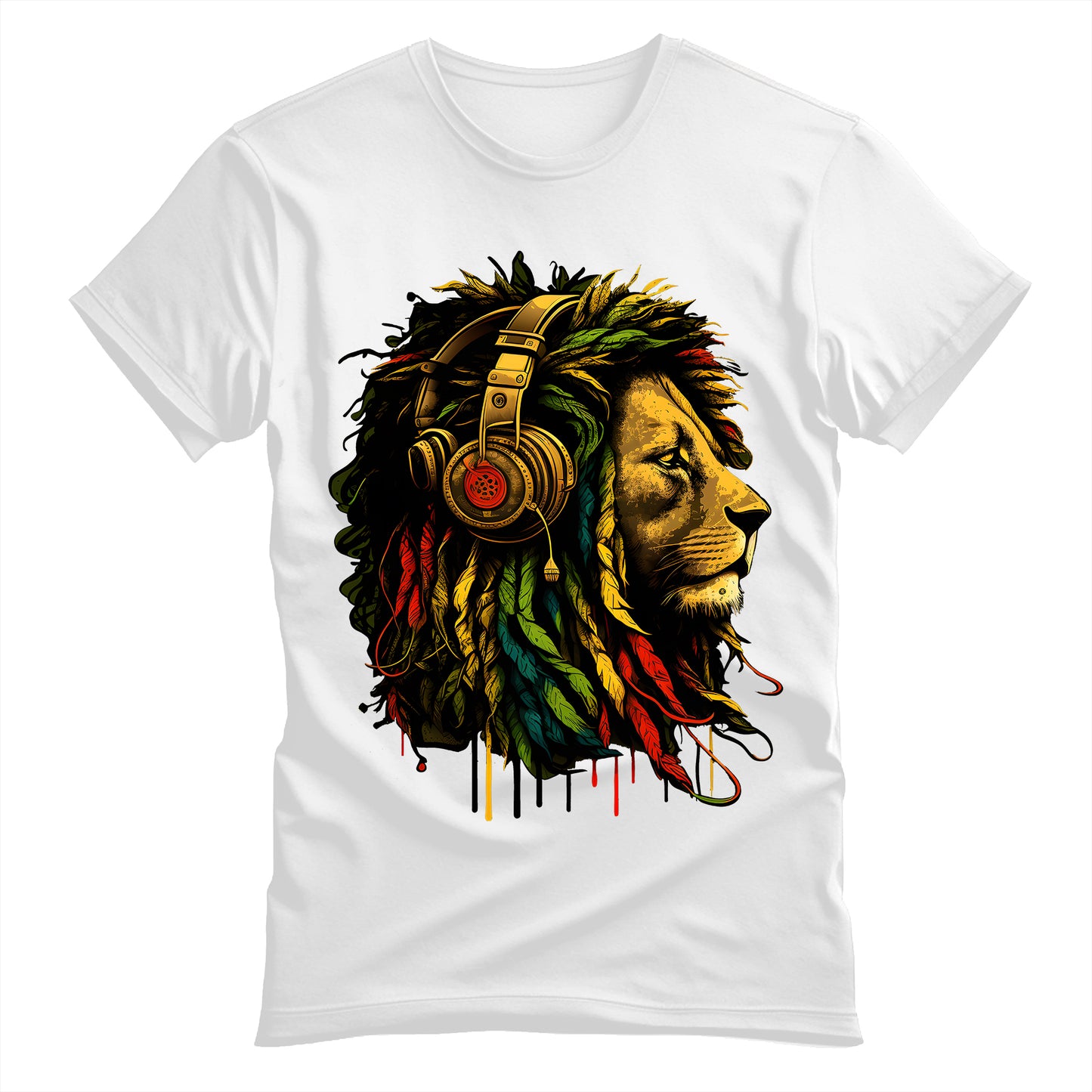 Rasta Reggae Lion Unisex T-Shirt