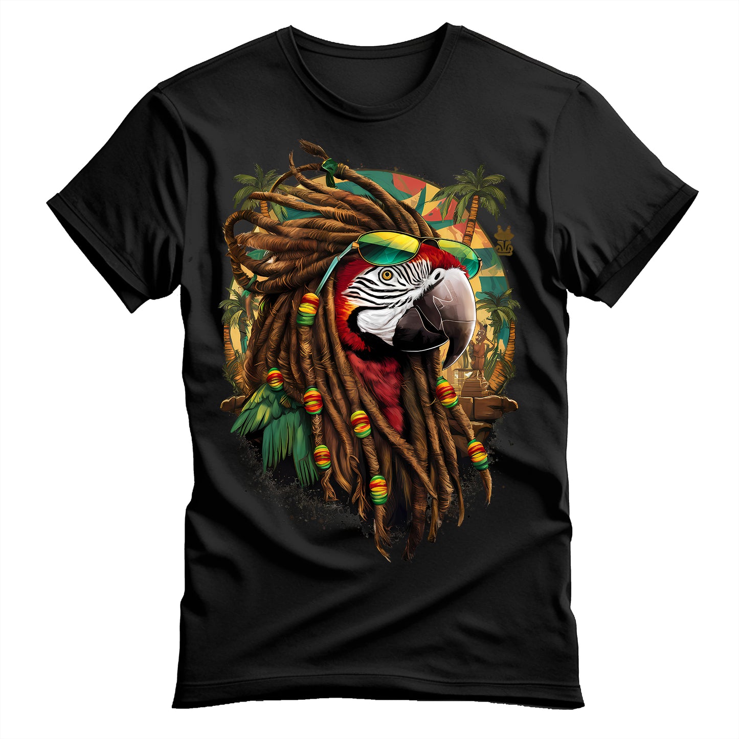 Rasta Parrot Unisex T-Shirt