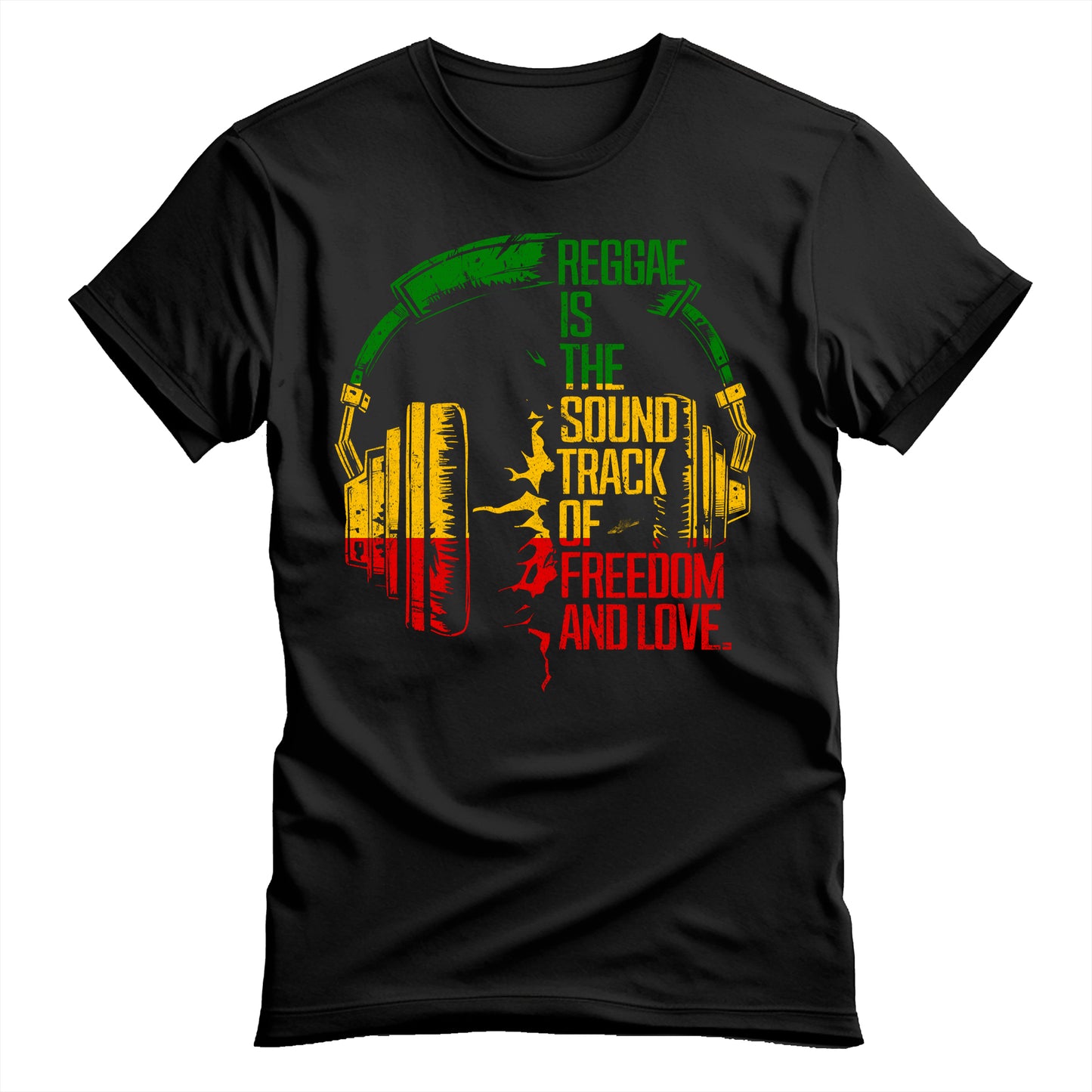 Reggae Soundtrack Headphone T-Shirt