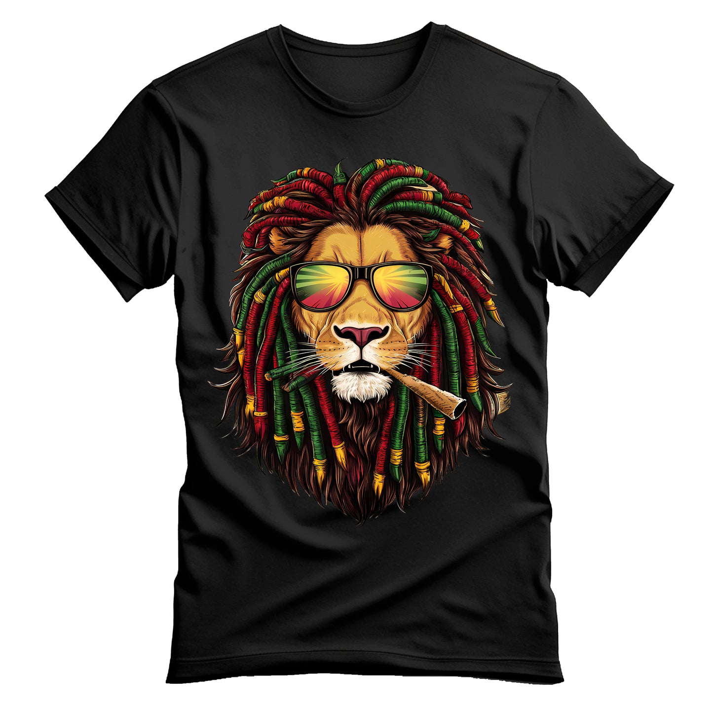 Rasta Lion Roots T-Shirt