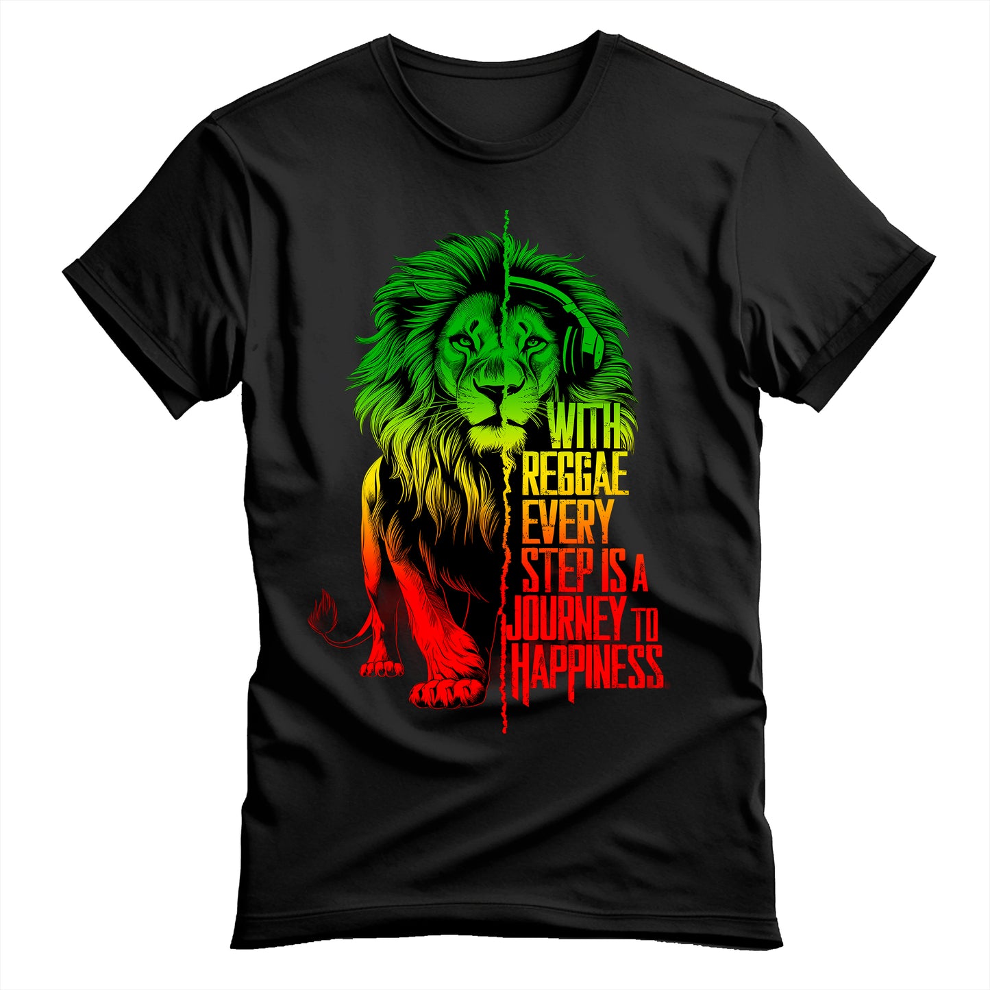 Reggae Lion Step Unisex T-Shirt