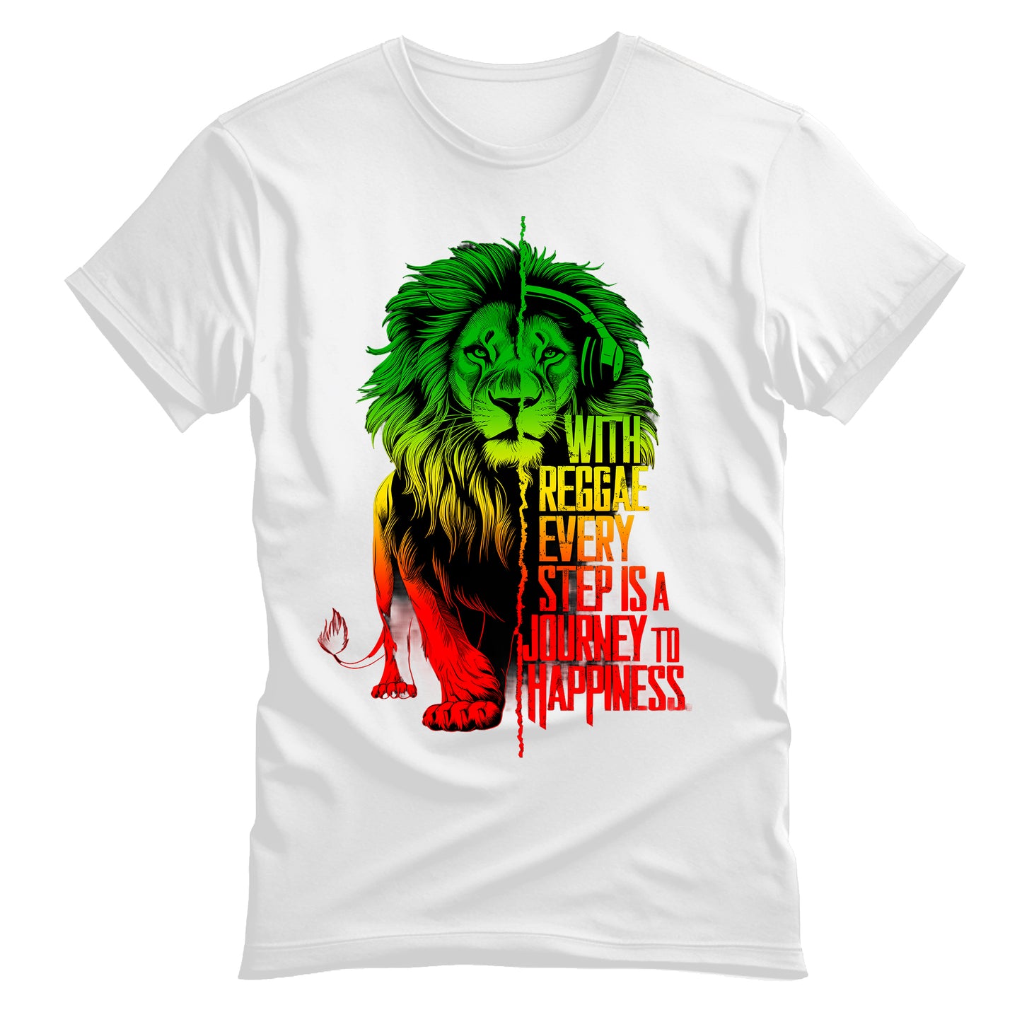 Reggae Lion Step Unisex T-Shirt