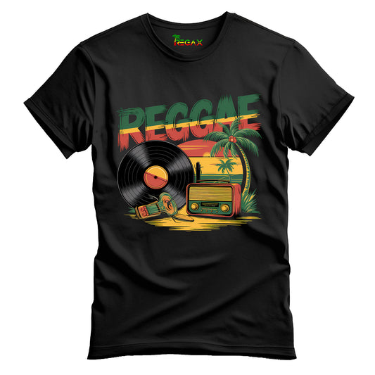 Reggae Sunset Vinyl T-Shirt