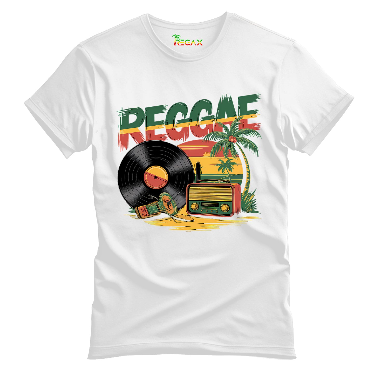 Reggae Sunset Vinyl T-Shirt