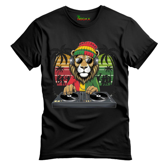 Reggae Lion DJ T-Shirt